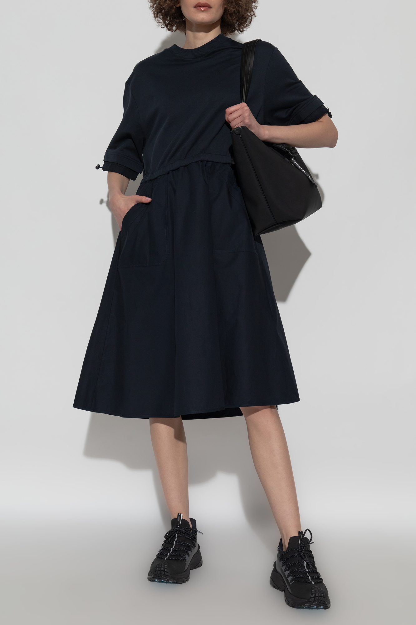 ワンピース MONCLER DRESS 楽天市場】モンクレール ワンピース レディース シャツドレス